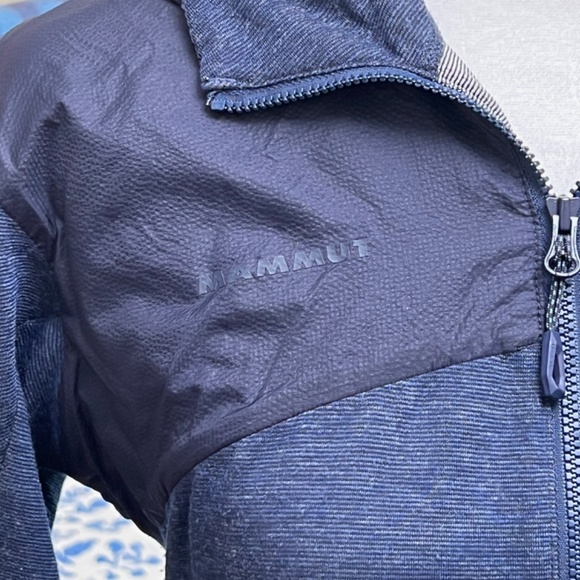 Mammut Navy Light-weight Zip Up Hoodie Jacket Size XS - Picture 3 of 15